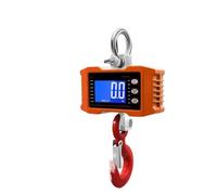 Balance De Grue NuméRique Balance à crochet numérique sans fil 3 couleurs 1000KG grue industrielle de pesage robuste suspendue Bascula gramme pondération Steelyard(Orange 500KG)