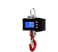Balance De Grue NuméRique Balance à crochet numérique sans fil 3 couleurs 1000KG grue industrielle de pesage robuste suspendue Bascula gramme pondération Steelyard(Black 500KG)