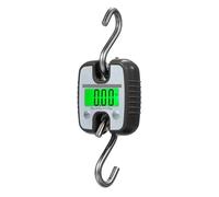 Balance De Grue NuméRique Mini balance numérique suspendue de 300kg, grue portative en forme S, affichage 3 unités Conversion for bagages(Black)