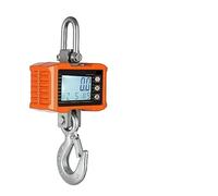 Balance de grue suspendue industrielle numérique de 1000 kg (2200 lb) avec télécommande, capteur précis et affichage LCD for ferme, usine Pour les déplacements sur chantier(Orange with Box)