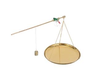 Balance de Médecine Chinoise 250g Cuivre à Levier | Mécanisme Classique à Tige, Précision Élevée, Design Élégant Antique, Usage Pharmaceutique et Préparation de Thé