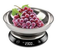 Girmi PS84 Balance de cuisine, 5 kg, acier inoxydable