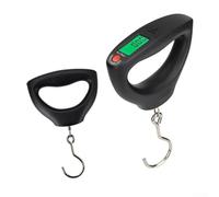 Balance de pêche numérique portable 50 kg, balance de pêche électronique avec écran LCD, verrouillage des données et arrêt automatique, unités kg/lb/oz/g, pour le camping, les voyages