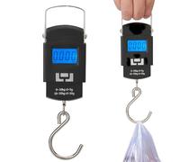 Balance de Peche Numérique Portable,Balance à Bagages Suspendue,Pèse Bagage Electronique,Pèse Bagage,Convient pour les bagages,La pêche,La cuisine avec écran LCD(Sans batterie)