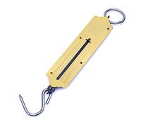 Balance de pêche portable avec affichage lumineux avec crochet - Échelle mécanique ancienne à suspendre pour la maison - 12/50 kg - Balance mécanique de cuisine