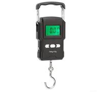 Balance de pêche portable avec mètre ruban caché et fonction de verrouillage Premium, large application (10 g 75 kg)