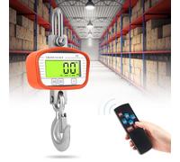 Balance de Pesage Industrielle 1000kg/2200lb - Balance Digitale Suspendue avec Télécommande & écran LCD - Pesage de Précision pour Chantier Ferme Usine - kg/lb/N Unités