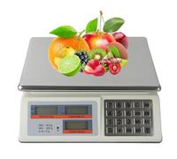 Balance De Plateforme À Calcul De Prix, Balance Électronique Précise, Balances De Magasin, Écran LCD Double Face HDWR WagPRO-S40A.