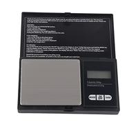 Balance de poche 200 g/0,01 g, mini balance de cuisine de précision, balance numérique, balance fine, balance dorée, balance à pièces, écran LCD et plate-forme en acier inoxydable,