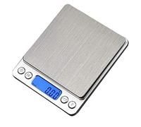 Balance de poche numérique portable 3000 g x 0,1 g avec écran LCD rétroéclairé pour bijoux, nourriture, bijoux, poids numérique avec testeur