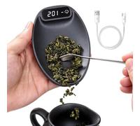 Balance De Poche Précise portable mini rechargeable écran LCD | Balance Alimentaire Transportable Pour Cuisine Aliments Grains Thé En Vrac Café Pâtisserie Boisson Artisanale Poudre Noir