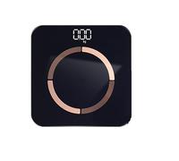 Balance De Poids Charge USB Graisse Corporelle Intelligente Électronique Bluetooth Outil Mesure Balances Au Sol PréCis Et Facile(Black B)