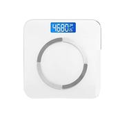 Balance De Poids Charge USB Graisse Corporelle Intelligente Électronique Bluetooth Outil Mesure Balances Au Sol PréCis Et Facile(White A)