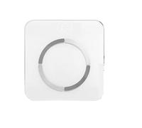Balance De Poids Charge USB Graisse Corporelle Intelligente Électronique Bluetooth Outil Mesure Balances Au Sol PréCis Et Facile(White B)
