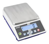 Kern Balance de précision PCB 6000-0 6 kg · 1 g · bloc d'alimentation/piles · Gris‑blanc/bleu foncé