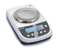 Balance de précision [Kern plj 720-3 Le prix - aussi] Puissance, puissant avec réglage interne, capacité [Max] : 720 g, graduation [d] : 0,001 g, plateau de mesure : Ø110 mm (acier inoxydable), coupe-vent