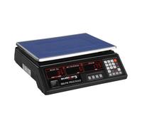 Balance de prix commerciale, noire, 30 kg / 2 g