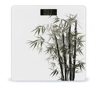 Balance de salle de bain asiatique en bambou pour poids corporel, machine de pesée numérique très précise, affichage LED transparent, balance corporelle numérique de salle de bain, 182 kg