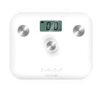 Balance de salle de bain Cecotec Surface Precision EcoPower 10100 Full Healthy Blanche, analyse BIA 6 paramètres, jusqu'à 180 kg, précision 100 g, écran LCD, profils 4