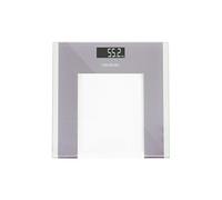 Cecotec Balance de salle de bain numérique Surface Precision Healthy, plateau en verre trempé 30 x 30 cm, écran LCD inversé, capacité maximale 180 kg, design extra plat, avec ruban à mesurer Blanc G