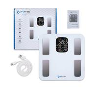 Balance de salle de bain - Oromed - ORO-BLUETOOTH SMART - Analyse corporelle - Bluetooth - Blanc