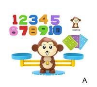 Balance De Singe Numérique Montessori, Jouet De Maths, Balance Éducative De Pingouin, Jeu De Société, Équilibrage, Apprentissage Des Maths, Nombres Pour Enfants O7w7