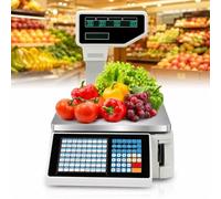 Balance De Supermarché Avec écran Haute Visibilité | Bouton Reset, Plateau Inox Antidérapant, Pour Stands, Petits Commerces, Fruits Secs