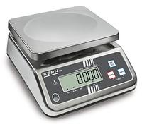 Balance de table robuste et peu encombrante avec approbation de type [M] [noyau FFN 6K2IPM] protégée par de l'acier inoxydable et IP65, plage de pesée [Max]: 6 kg, lisibilité [d]: 2 g