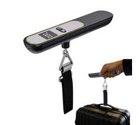 Balance de Voyage pour Valise - Équipement de pesée 50 kilogrammes avec crochet et écran LCD - Pèse-bagages pour valise - Pour randonnée, trekking, pêche, maison, avion, plein air, road trip et campin