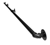 Balance D'Escalier, Balades Pour Les Escaliers, Tuyau Industriel Noir Mat Noir Mat Rail D'Escalier de Sécurité Rail de Main Barre de Soutien Rouille Antique/1Ft/30Cm