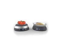 Joseph Joseph Balance digitale SwitchScale 2-en-1, 5 kg, écran LCD, couvercle réversible, anthracite