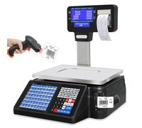 Balance D'Impression D'éTiquettesde comptage numérique à affichage LCD, pour supermarché, pour le calcul des prix des produits alimentaires, pour les magasins de détail