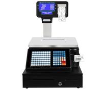 Balance D'Impression D'éTiquettesde comptage numérique, caisse enregistreuse électronique avec imprimante d'étiquettes, 66 lb, pour supermarché, fruits, calcul des prix, épicerie fine, compt