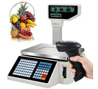 Balance D'Impression D'éTiquettesde comptage numérique, table de pesée, impression d'étiquettes, pôle de calcul des prix, balances commerciales pour supermarchés