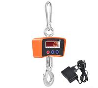 Balance électronique à suspendre, balance numérique rechargeable, 1000 kg avec écran LED, pré-étalonnage pour pesage industriel lourd