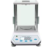 Balance électronique analytique numérique de laboratoire de haute précision, pesage et comptage industriels, bijoux scientifiques en or avec pare-brise(100g*0.001g)