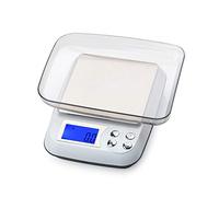 Balance électronique, Balance numérique, 3 kg 0,1 g LCD Balance de cuisine numérique Ménage Grande plate-forme en acier inoxydable Balance de régime alimentaire Balance de comptage avec plateau Mesure