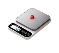 [Balance électronique de cuisine] Charge USB de grande capacité de 10 kg - 0,1 g haute précision, rétroéclairage LCD étanche et anti-chute, conversion d'unité (batterie/charge double)