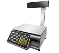 Balance éLectronique De Cuisinede contrôle pondérale, calcul des prix de détail, impression numérique d'étiquettes, capacité 15 kg/30 kg, affichage de codes-barres commercial sur poteau avec