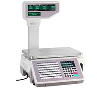 Balance éLectronique De Cuisinede contrôle pondérale numérique 30 kg/60 lb pour supermarchés et supérettes : écran LCD double face, lecteur de codes-barres, caisse enregistreuse et imprimant