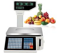 Balance éLectronique De Cuisinenumérique, impression d'étiquettes de prix électroniques, impression de codes-barres, 63 touches de raccourci pour le pesage en supermarché, magasin de détail