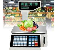 Balance éLectronique De CuisineTrieuse pondérale, calcul des prix de détail, impression numérique d'étiquettes, affichage vertical de codes-barres commerciaux, pour supermarchés, magasins et