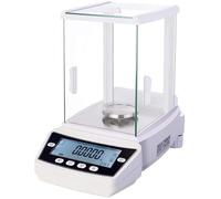Balance Électronique De Précision Numérique Balance Analytique 0,0001 G Haute Laboratoire avec Écran LCD Pare-Brise Alimenté par USB/Adaptateur