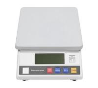 Balance électronique industrielle LCD avec adaptateur secteur, plateau de pesée, 26 x 18 x 6,4 cm, balance de précision pour une utilisation dans la cuisine, les laboratoires, les supermarchés, les