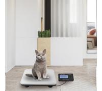 Balance électronique numérique à plate-forme vétérinaire - Balance industrielle - Balance numérique robuste - Pour le courrier, l'animalerie, etc