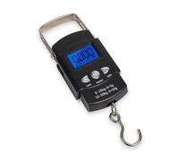 Balance électronique portable LCD 50 kg, balance de poids for bagages, à poisson suspendue avec règle 1 m pour la construction