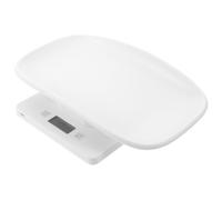 Balance Électronique pour Chatons, Affichage Lcd Précis, Portable, 10 Kg | Surface Résistante à L’usure, Plastique Blanc, Fonctionne 2 Piles Aaa, pour Petits Animaux