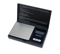 Balance fine numérique noire de poche avec fonction de tare Affichage LCD