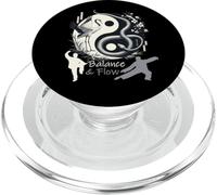 Balance & Flow Tai Chi Yin Yang Crane Serpent Arts Martiaux PopSockets PopGrip pour MagSafe