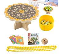 Balance Game - Desktop Coordination Toy, Interactive Bead Stacking Set with -Defying Challenges, Parent-Child Bonding Activity, Educational Strategy Puzzle, Board Game for Family Activity Night